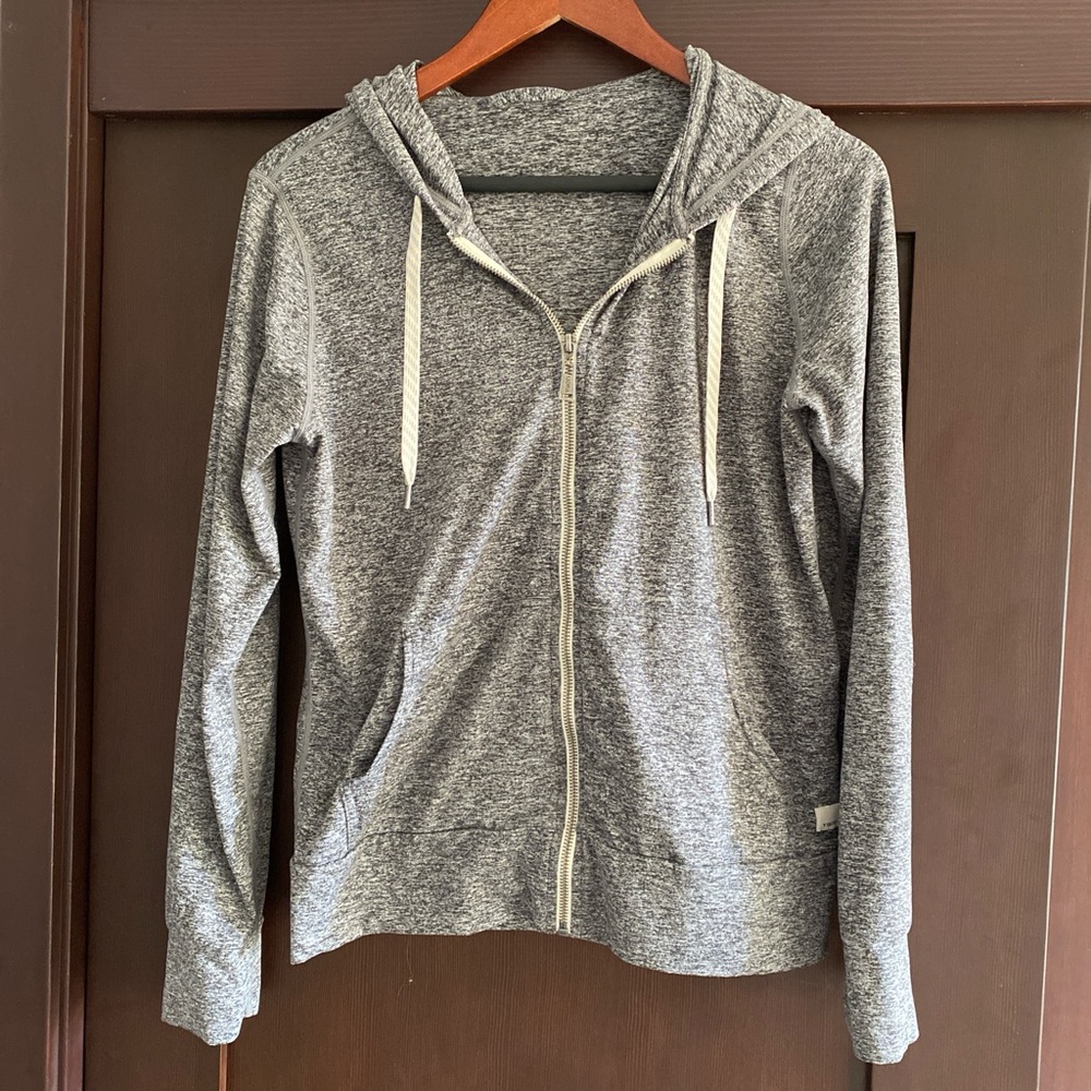 Vuori Gray Zip-Up Hoodie